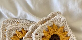 How to make a Authentic Sunflower Granny Square