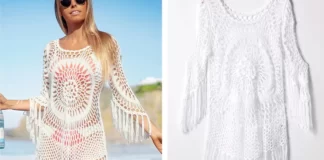 Charm of Crochet Cover Up in Beachwear Fashion