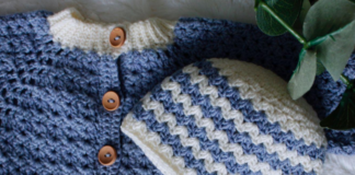Cozy Comfort: A Beginner-Friendly Newborn Hat with a Cluster V Stitch