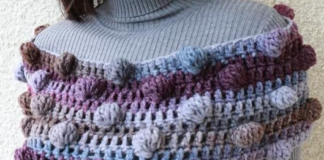Warm & Wonderful: Crafting the Chunky Bobble Scarf Cowl with Texture & Style