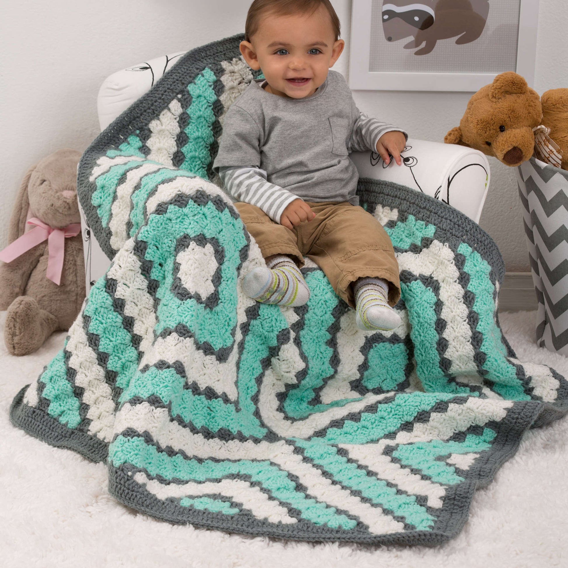 Crafting Joy with the Baby Diamonds Blanket