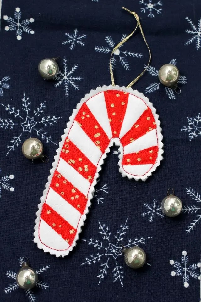Crafting Joy with Candy Cane Handmade Christmas Ornaments