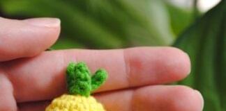 Lovely Pattern to Craft a Pineapple Amigurumi