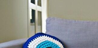 Curiosities and the Crochet Greek Eye Pillow
