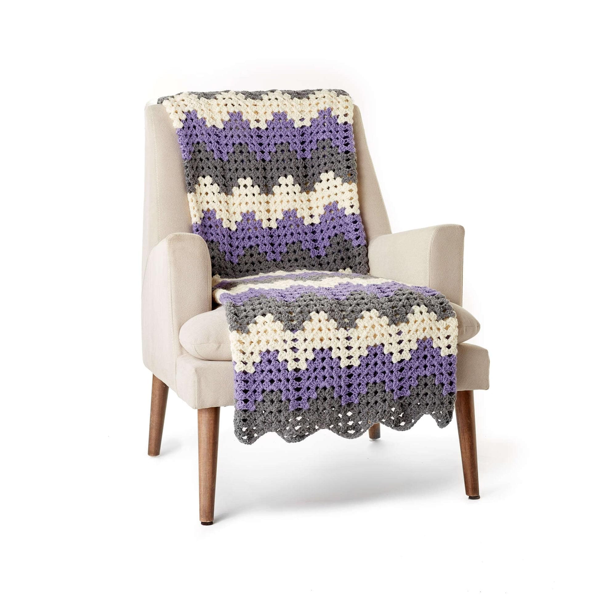 Embrace Comfort and Color with the Crochet Granny Ripple Blanket